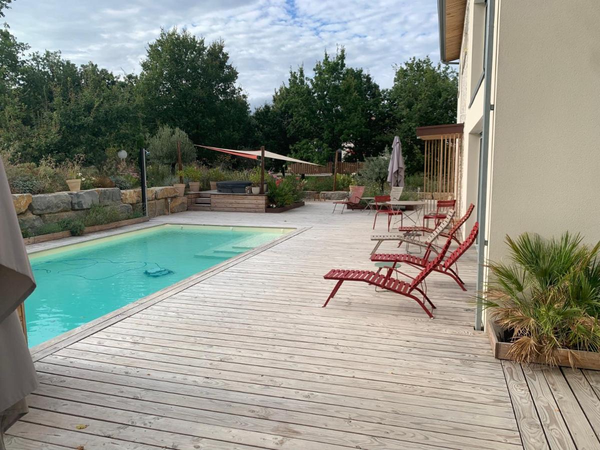 Maison D'Hotes De Charme Le Clos De La Fontaine Piscine & Spa Labastide-Marnhac Exterior foto