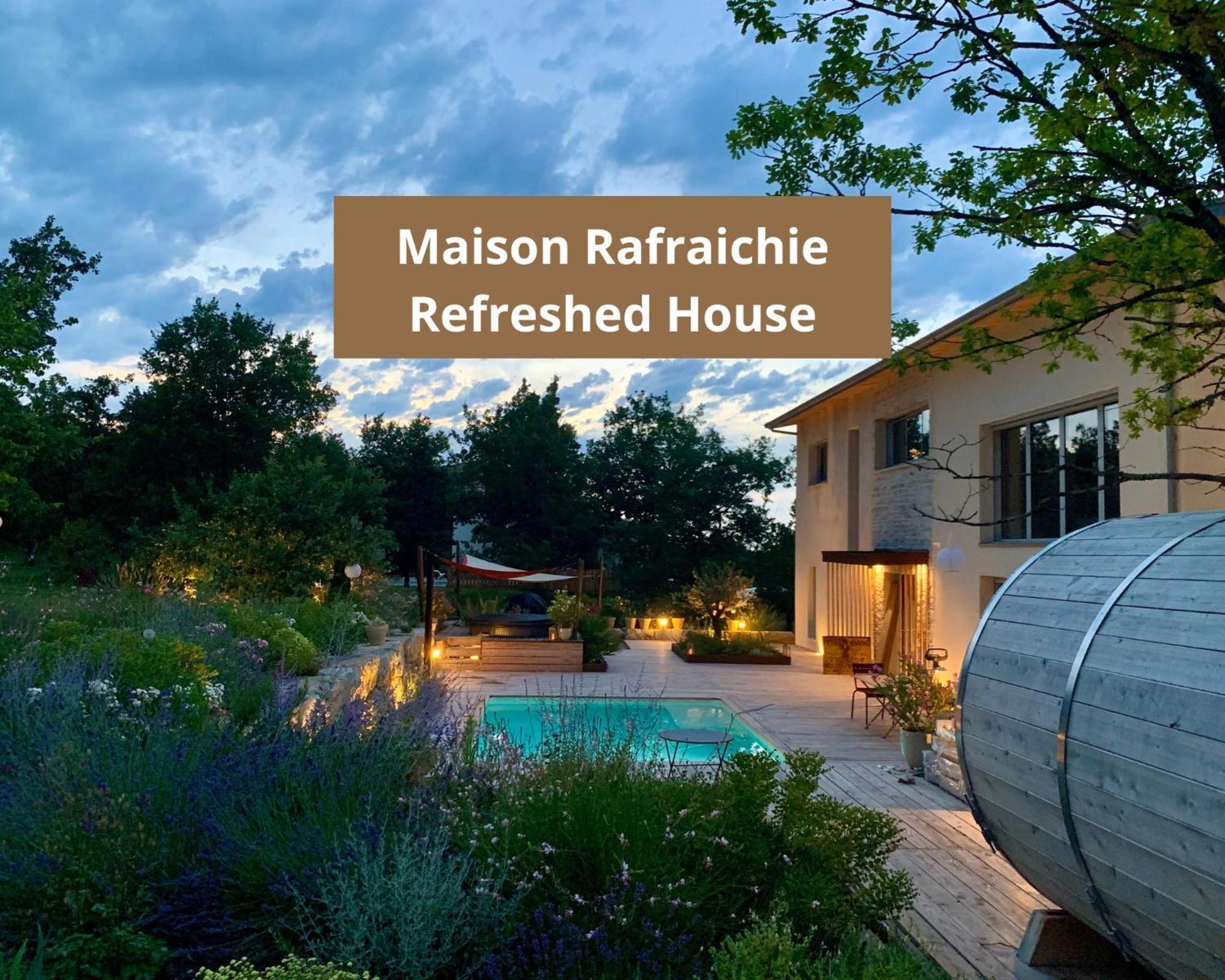 Maison D'Hotes De Charme Le Clos De La Fontaine Piscine & Spa Labastide-Marnhac Exterior foto